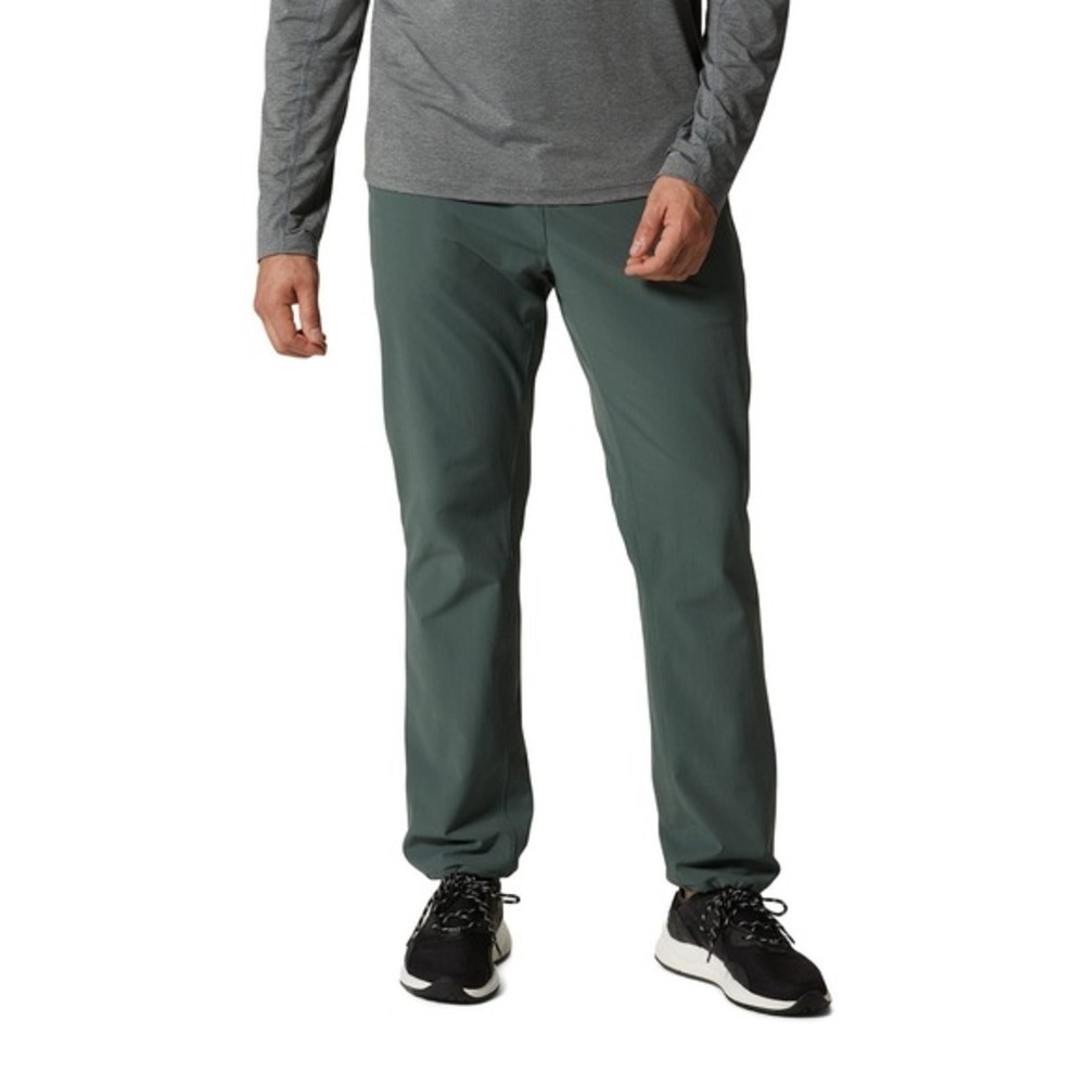 Mountain Hardwear Yumalino Men's 44 Long Hiking Pants, Black Spruce, 44 x 34 NEW